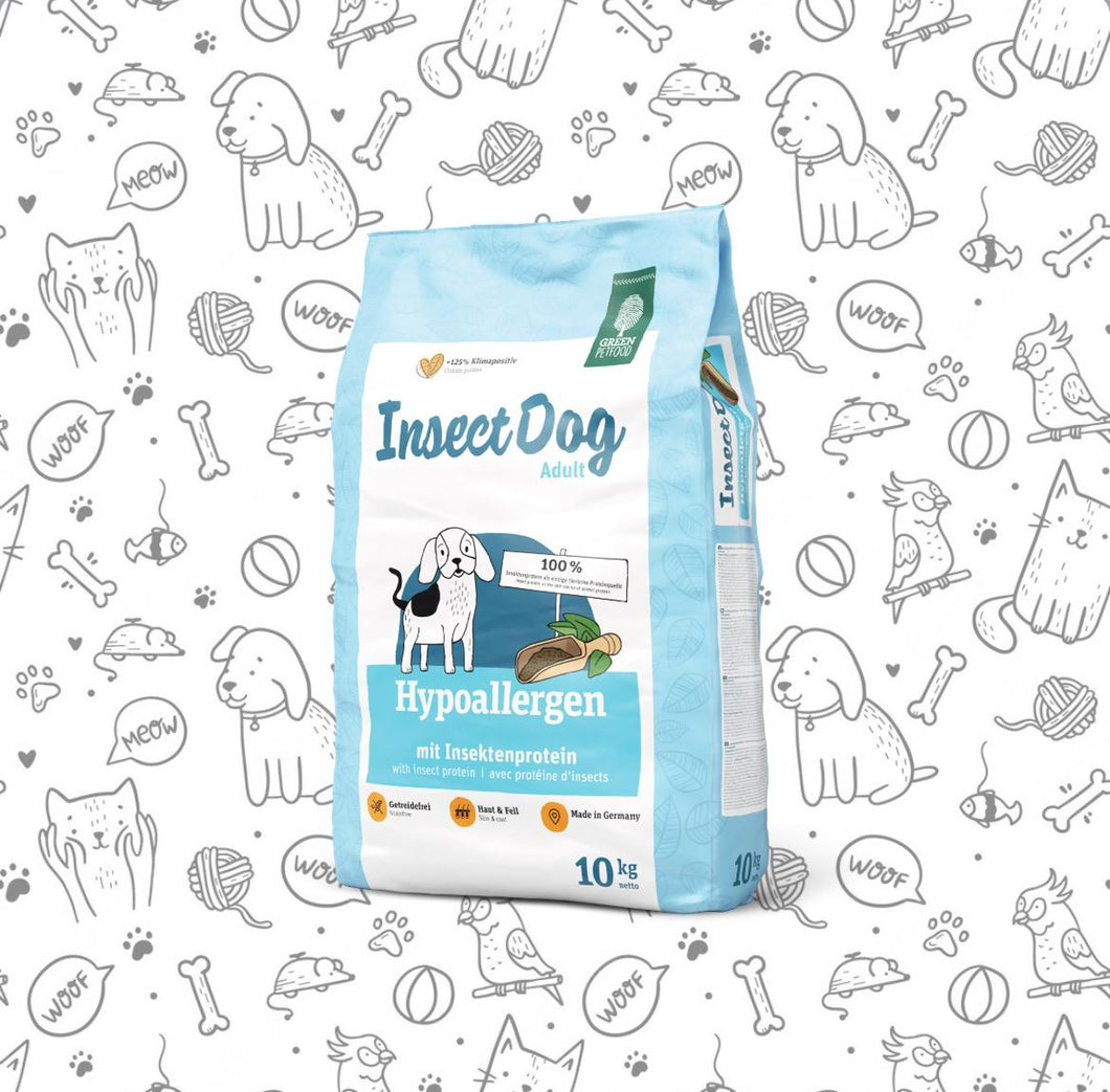 InsectDog Hypoallergen 蟲製防皮膚過敏狗糧(無穀物)