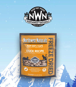 Northwest Naturals, Duck Recipe (Cats), 凍乾鴨肉貓糧, 11oz