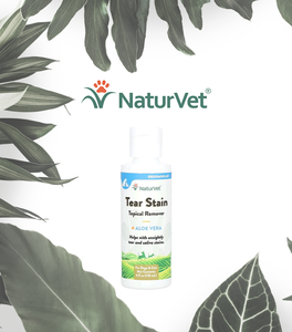 NaturVet, 淚痕去除劑加蘆薈, 貓狗用, 118ml ,外用