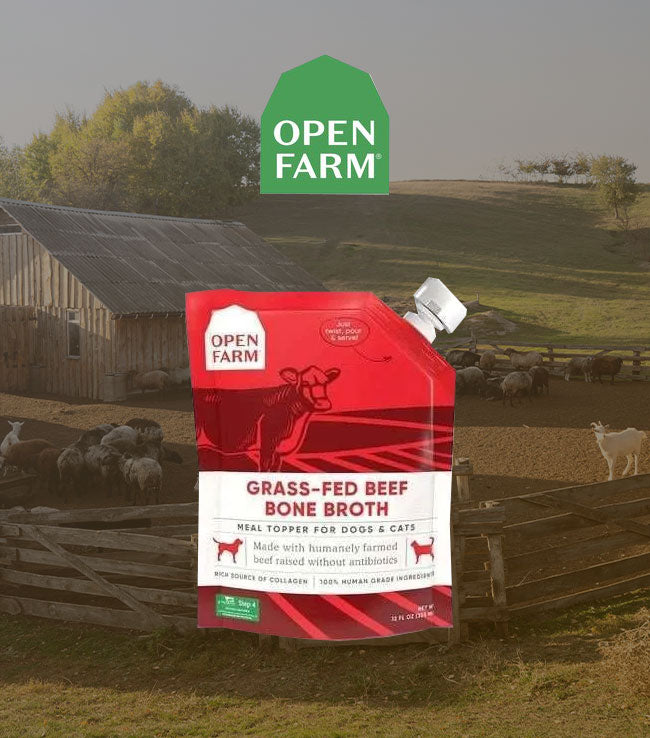 Open Farm, Beef Bone Broth, 草飼牛骨鮮湯, 12oz/355ml