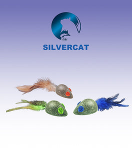 Silver Cat, 貓薄荷小老鼠玩具, 3pcs