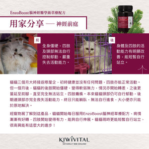 KIWIVITAL，ENZOBOOST，寵物專用松樹醇腦神經醫學級配方保健粉，120g