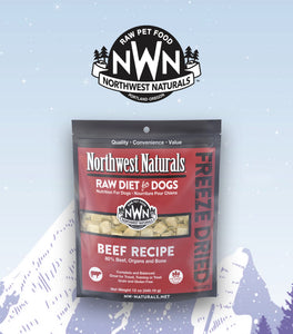 Northwest Naturals, Beef Recipe (Dogs), 凍乾脫水牛肉犬糧, 12oz