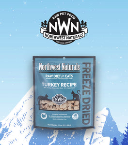 Northwest Naturals, Turkey Recipe (Cats), 凍乾脫水火雞貓糧, 11oz