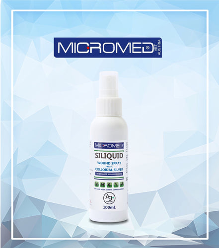 Micromed Vet, Siliquid, 殺菌傷口消炎噴霧, 100ml - my物
