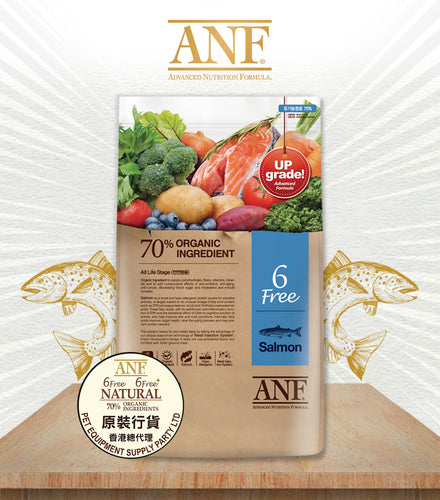ANF, 6 Free, Salmon、Chicken, 三文魚、雞肉、蔬果, (防敏感配方)(全犬) - my物